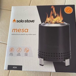 NEW!Solo stove Mesa in Ash grey and fire starters